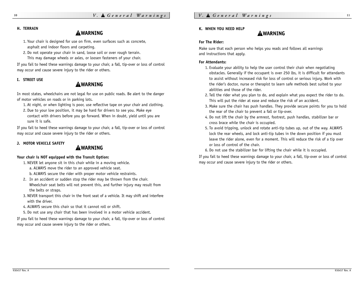 Sunrise Medical Quickie M6 User Manual | Page 6 / 21