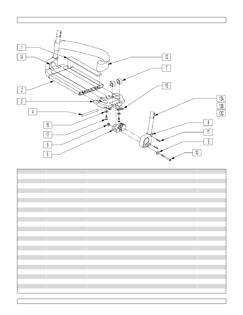 One piece angle adj footplate | Sunrise Medical One-Arm Drive Quickie 2 User Manual | Page 127 / 173