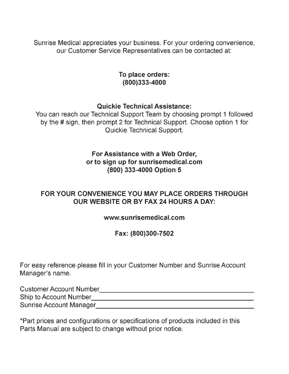 Sunrise Medical One-Arm Drive Quickie 2 User Manual | Page 2 / 173