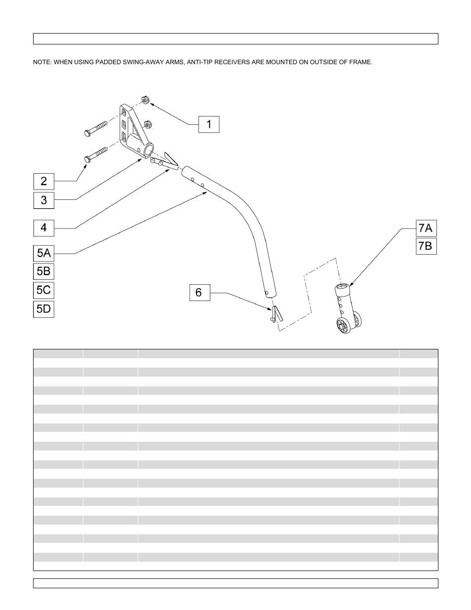 Anti - tip | Sunrise Medical One-Arm Drive Quickie 2 User Manual | Page 46 / 173