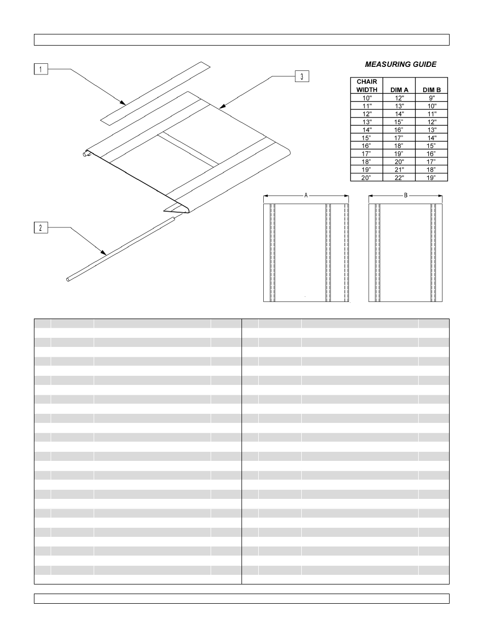 Seat sling | Sunrise Medical One-Arm Drive Quickie 2 User Manual | Page 59 / 173