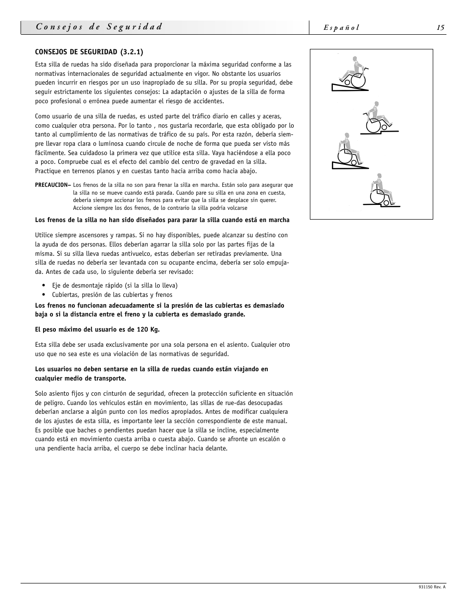 Sunrise Medical Guardian 931150 User Manual | Page 15 / 34