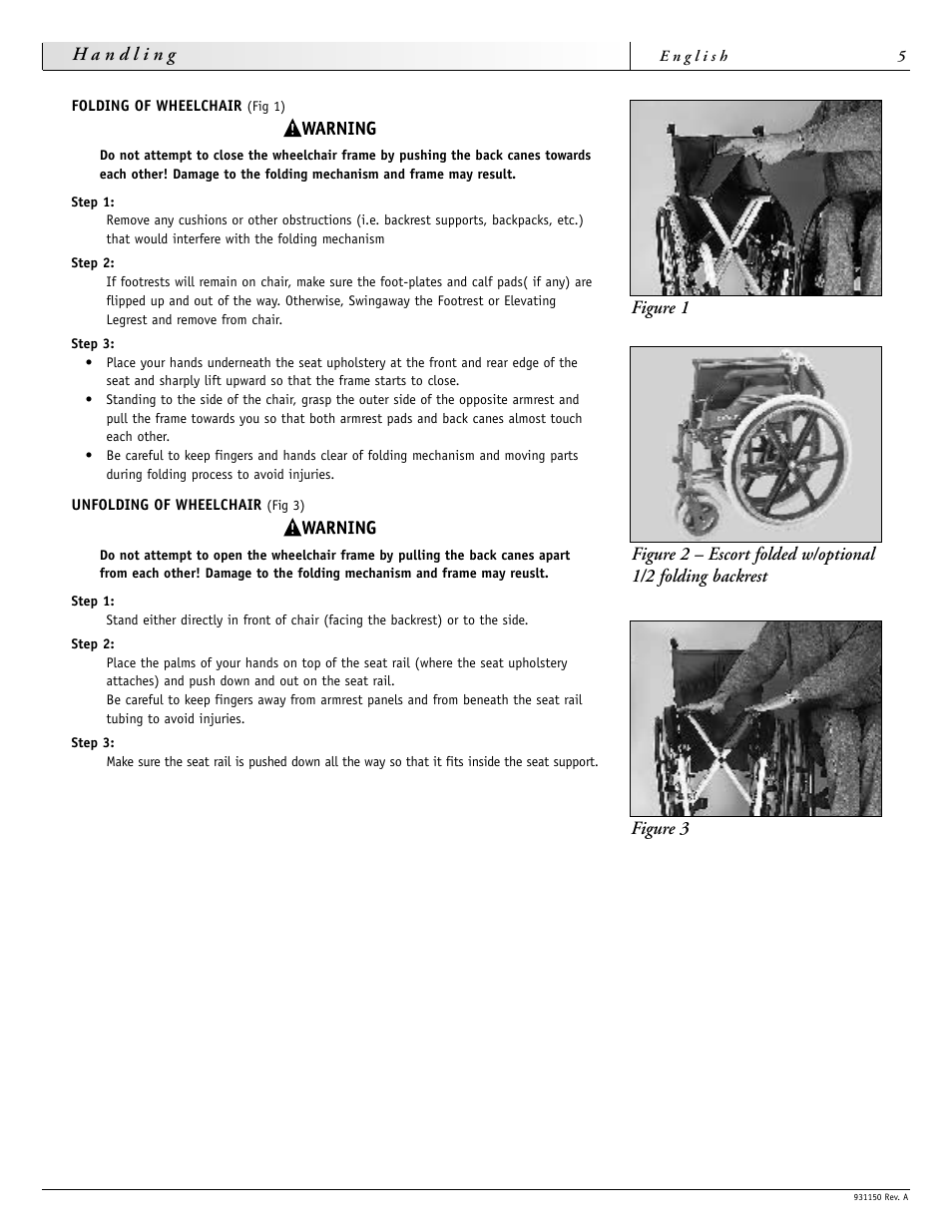 Sunrise Medical Guardian 931150 User Manual | Page 5 / 34