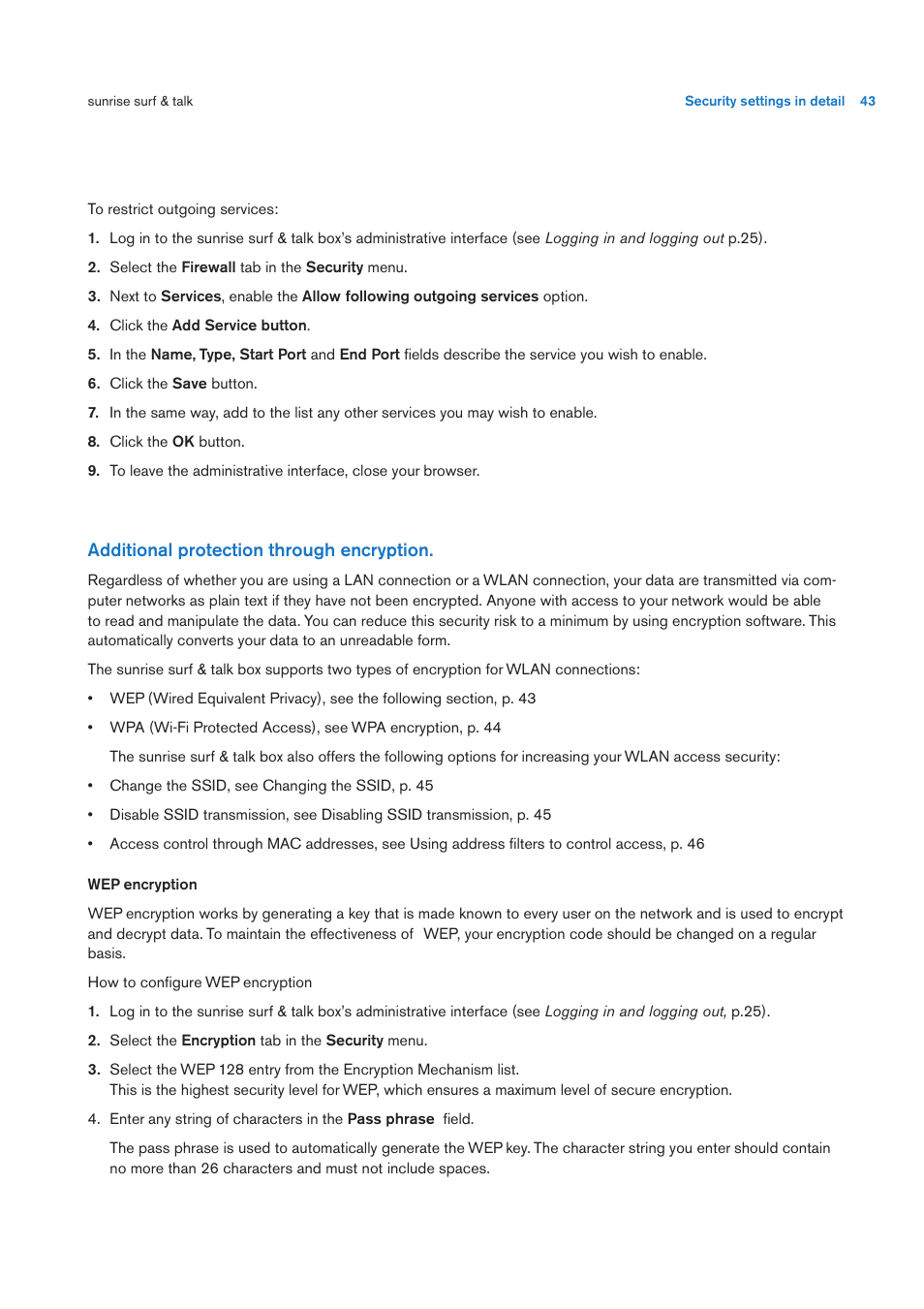 Sunrise Medical User Manual User Manual | Page 43 / 60