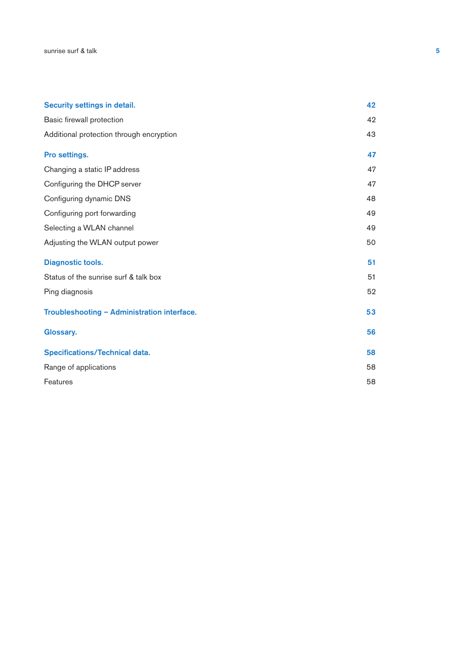 Sunrise Medical User Manual User Manual | Page 5 / 60