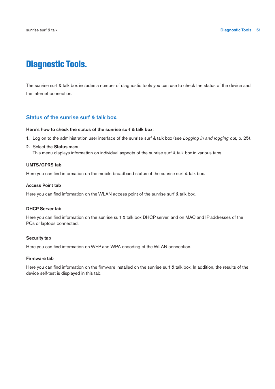 Diagnostic tools | Sunrise Medical User Manual User Manual | Page 51 / 60