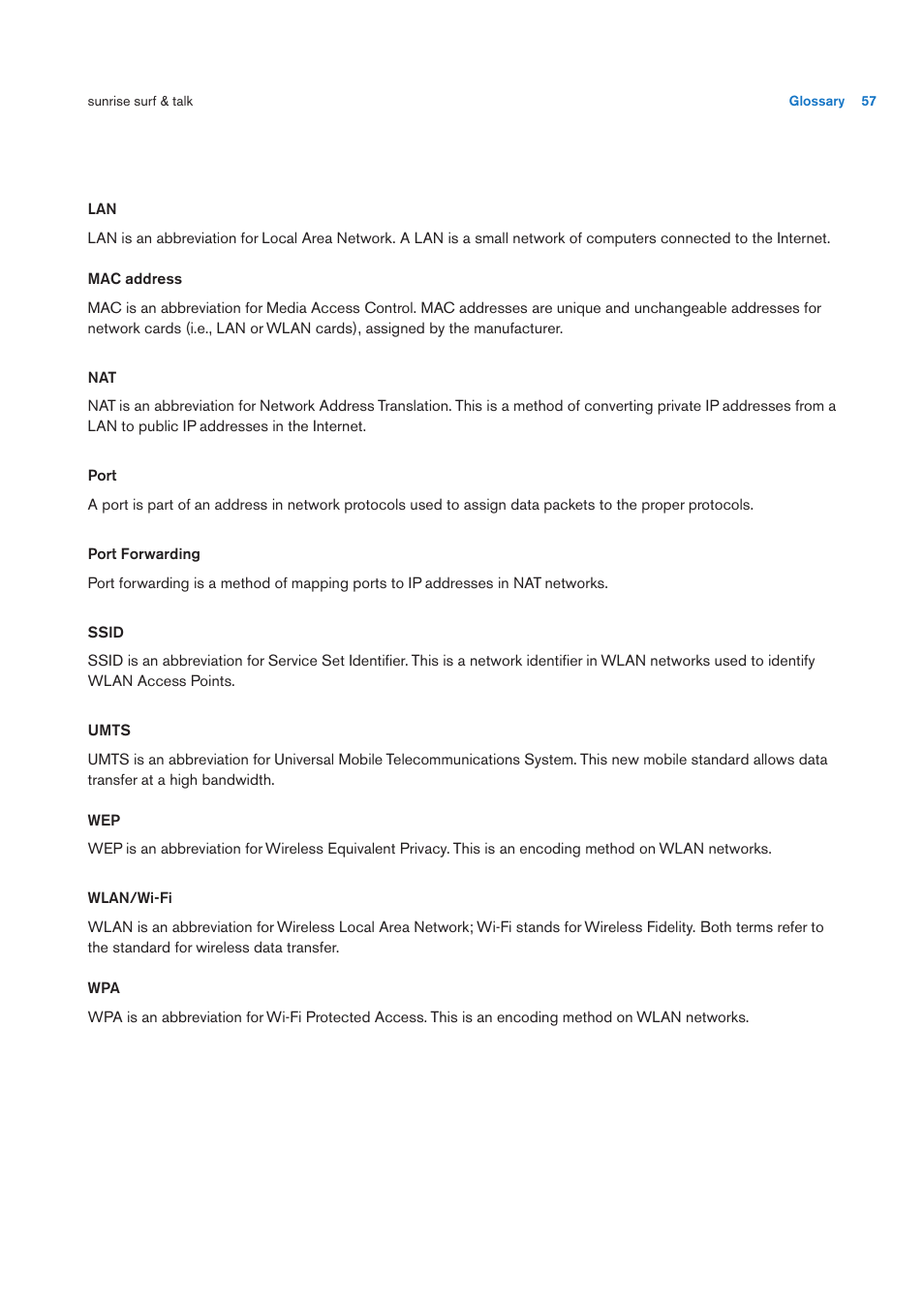 Sunrise Medical User Manual User Manual | Page 57 / 60