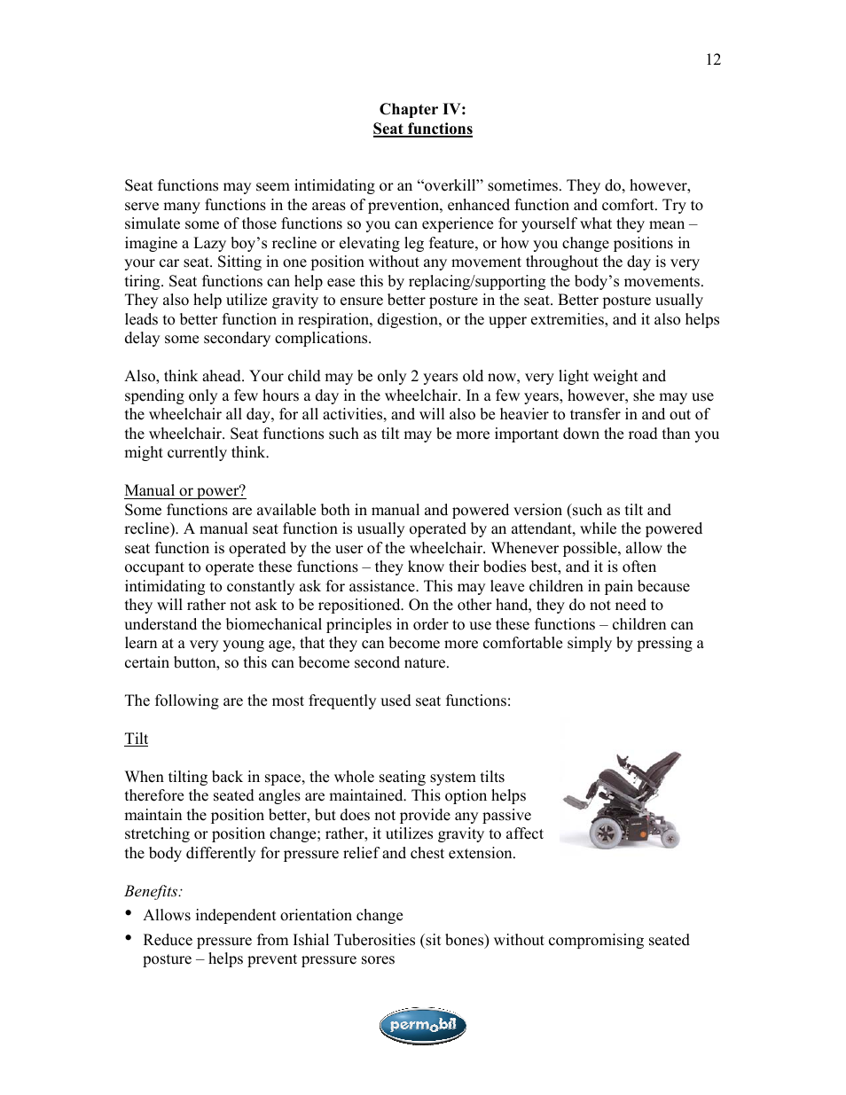 Sunrise Medical SMA User Manual | Page 12 / 27