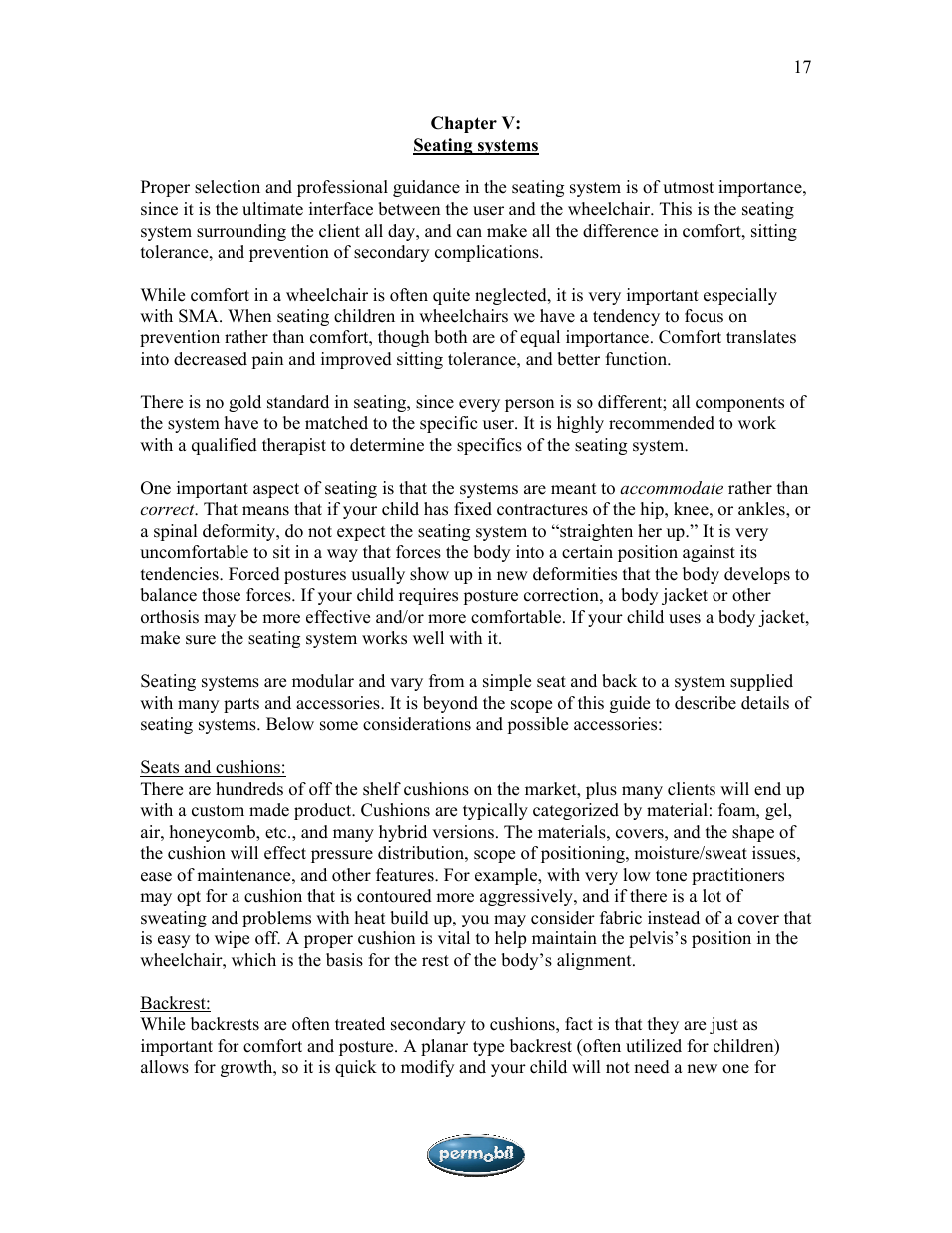 Sunrise Medical SMA User Manual | Page 17 / 27