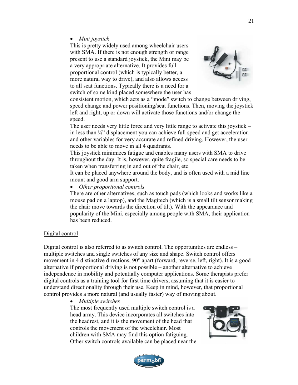 Sunrise Medical SMA User Manual | Page 21 / 27