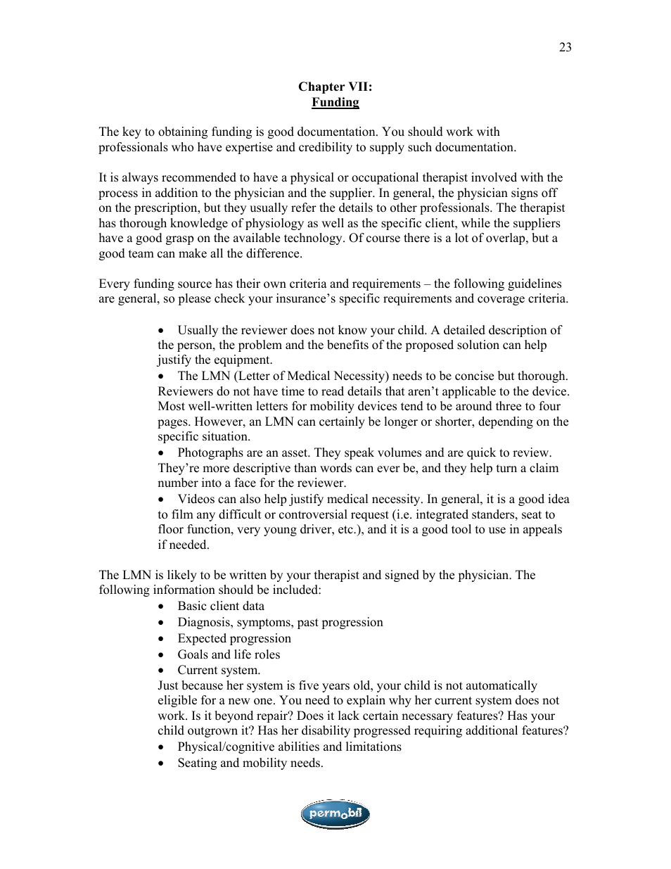 Sunrise Medical SMA User Manual | Page 23 / 27