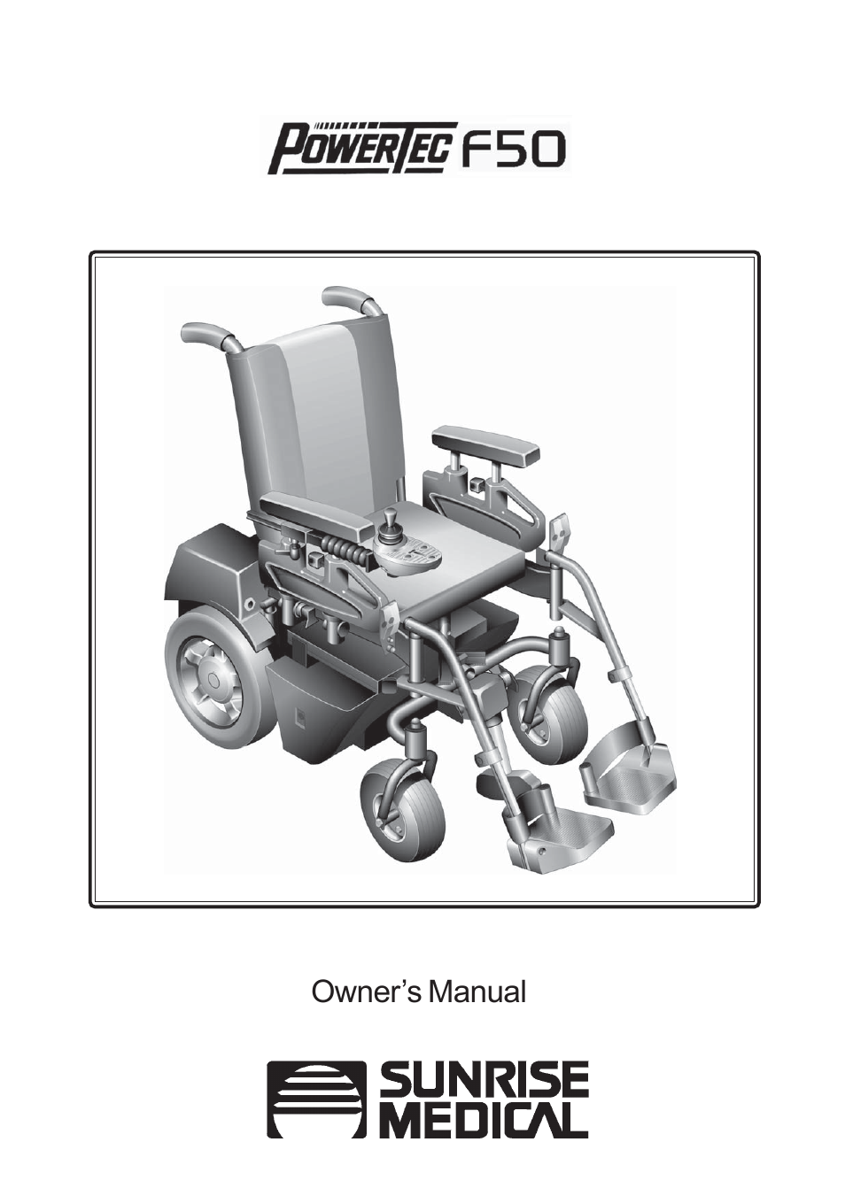 Sunrise Medical POWERTEC F50 User Manual | 44 pages