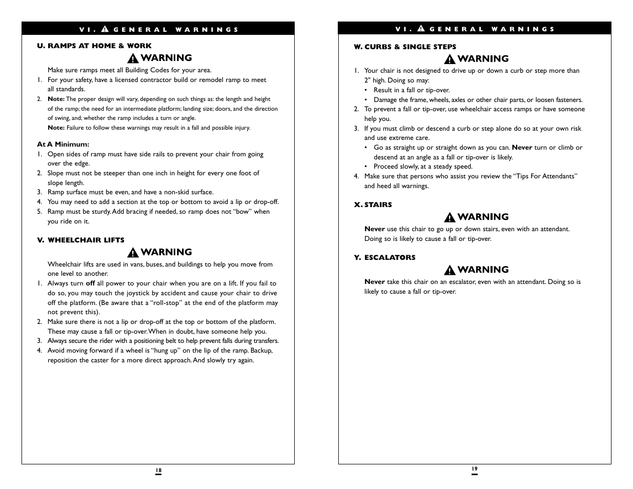 Sunrise Medical QUICKIE V-521 User Manual | Page 10 / 24