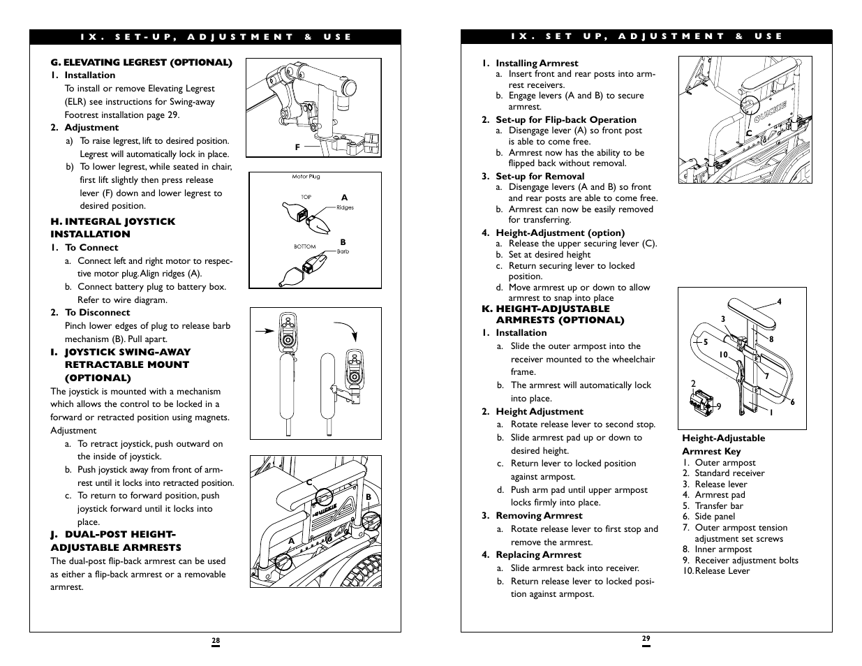 Sunrise Medical QUICKIE V-521 User Manual | Page 15 / 24