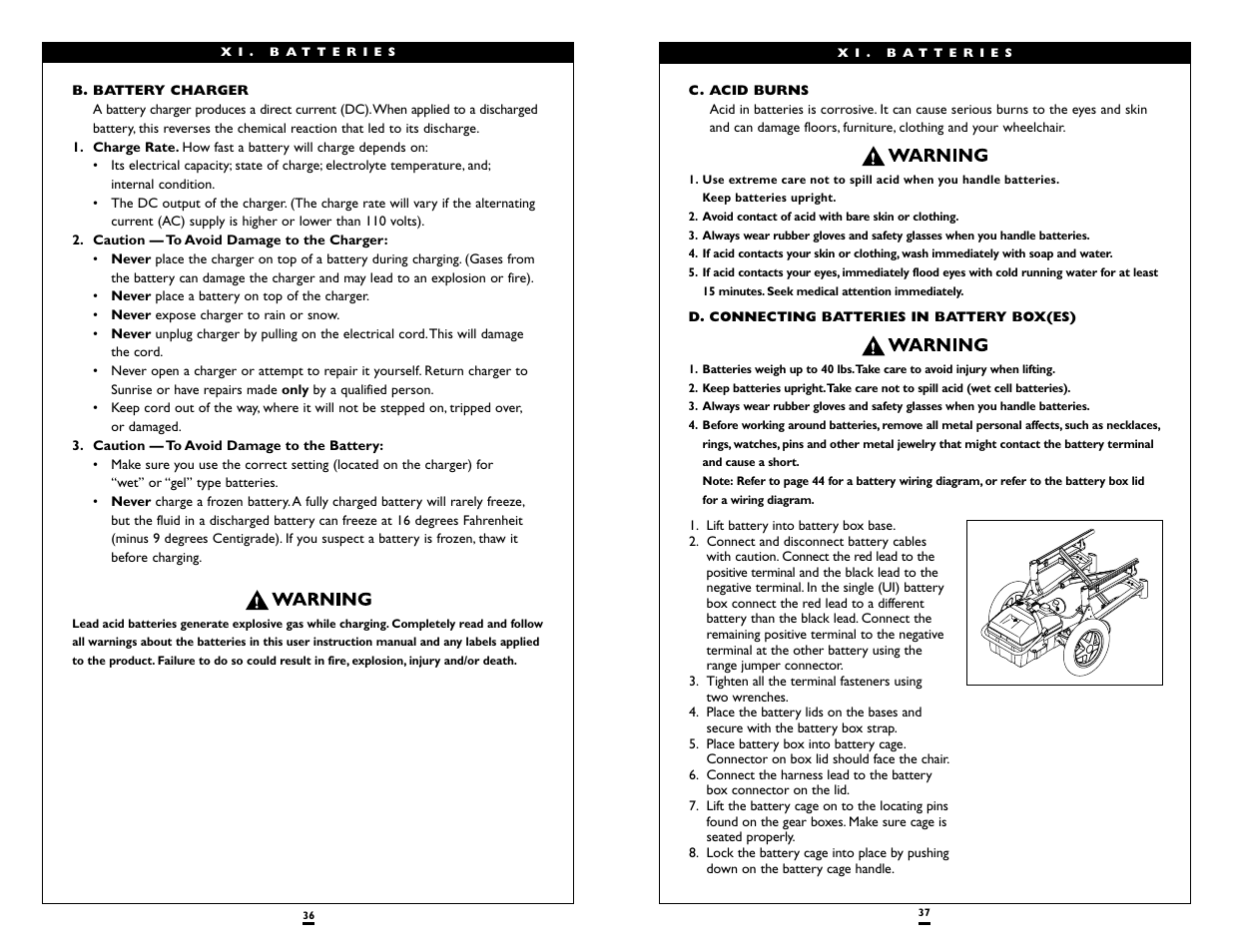 Sunrise Medical QUICKIE V-521 User Manual | Page 19 / 24