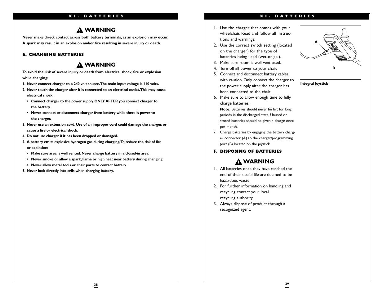 Sunrise Medical QUICKIE V-521 User Manual | Page 20 / 24