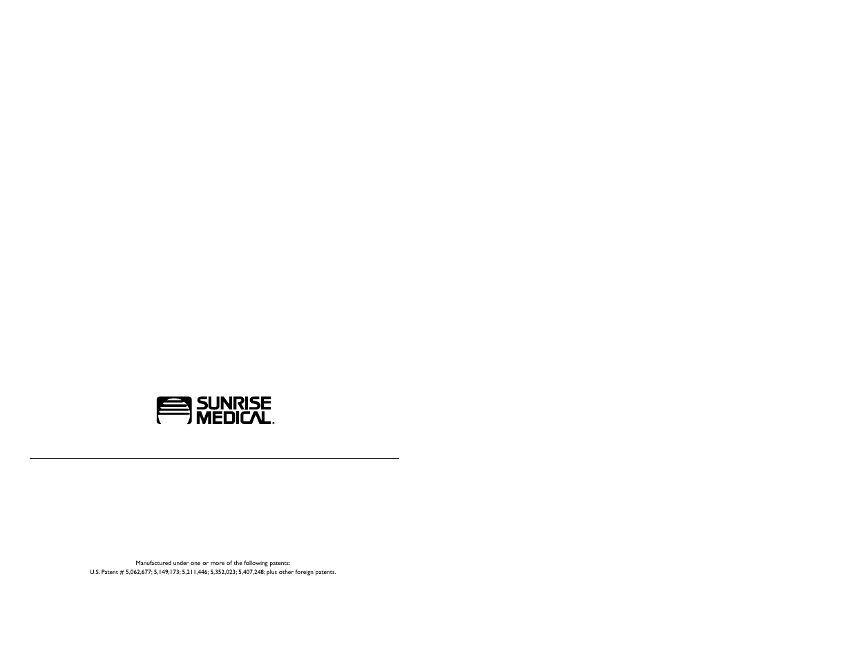 Sunrise Medical QUICKIE V-521 User Manual | Page 24 / 24