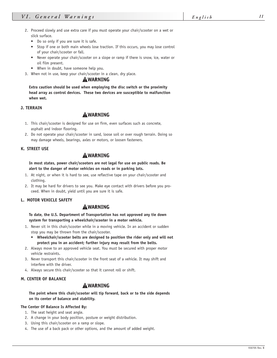 Sunrise Medical Ruby User Manual | Page 11 / 100