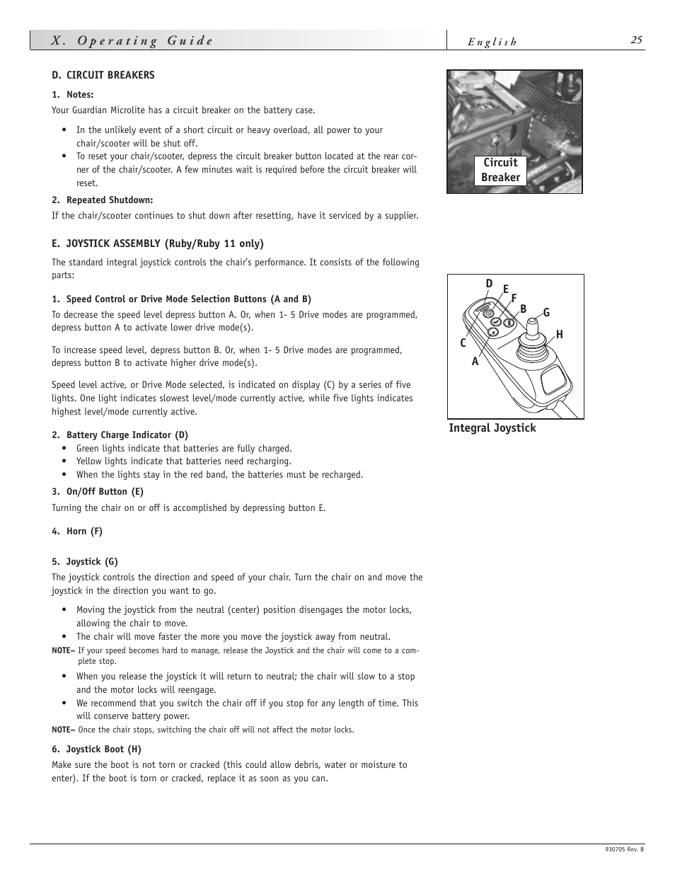 Sunrise Medical Ruby User Manual | Page 25 / 100