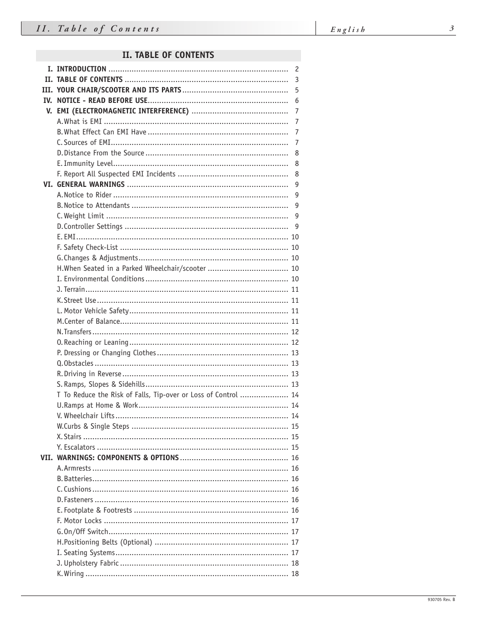 Sunrise Medical Ruby User Manual | Page 3 / 100