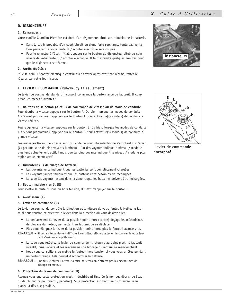 Sunrise Medical Ruby User Manual | Page 58 / 100