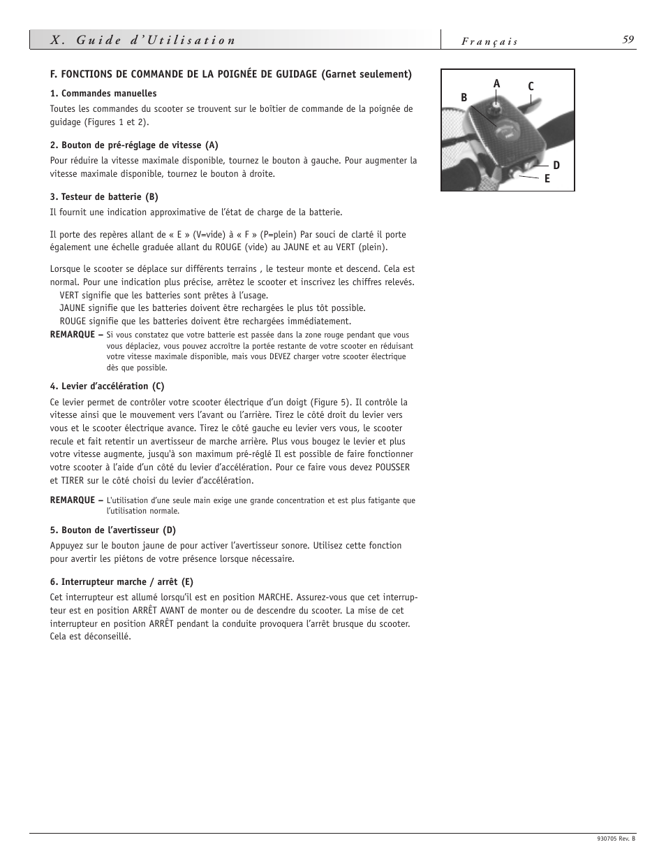Sunrise Medical Ruby User Manual | Page 59 / 100