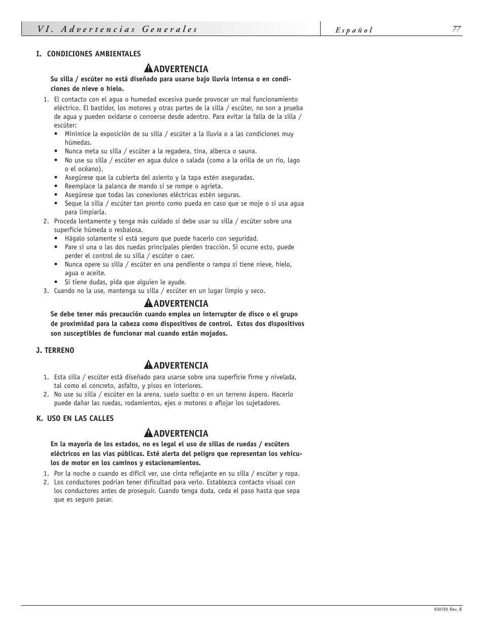 Sunrise Medical Ruby User Manual | Page 77 / 100
