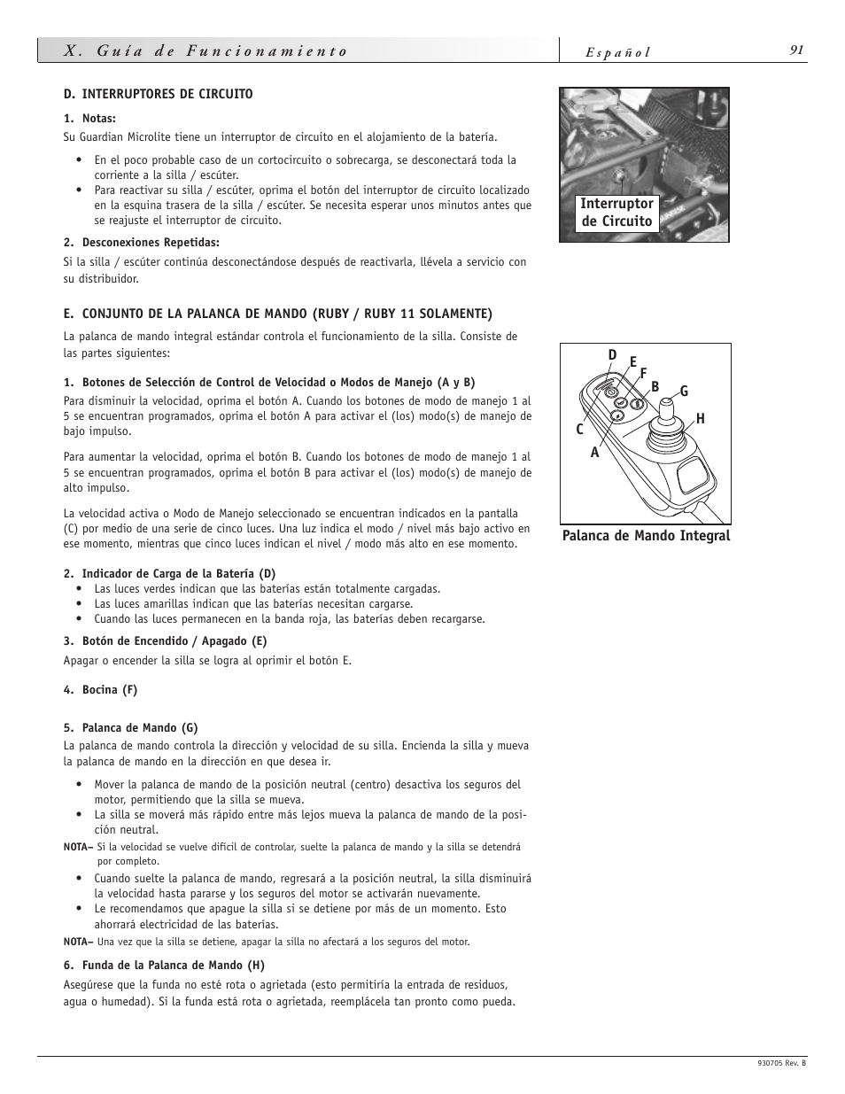 Sunrise Medical Ruby User Manual | Page 91 / 100