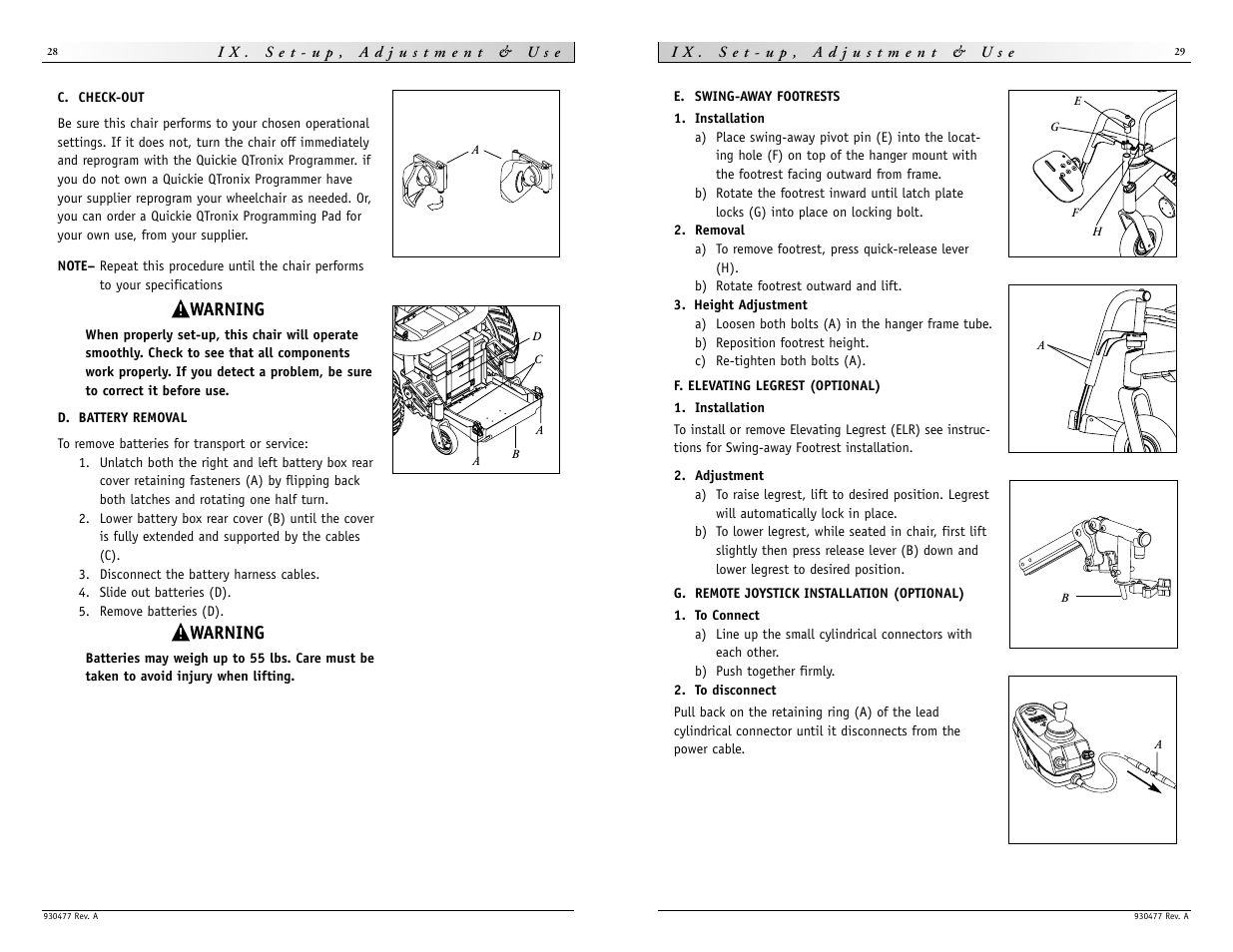 Sunrise Medical Quickie S-646 SE User Manual | Page 15 / 27