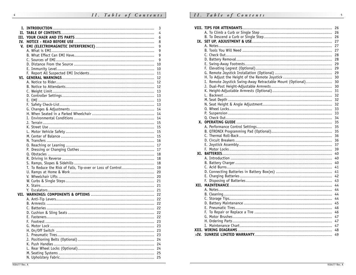 Sunrise Medical Quickie S-646 SE User Manual | Page 3 / 27