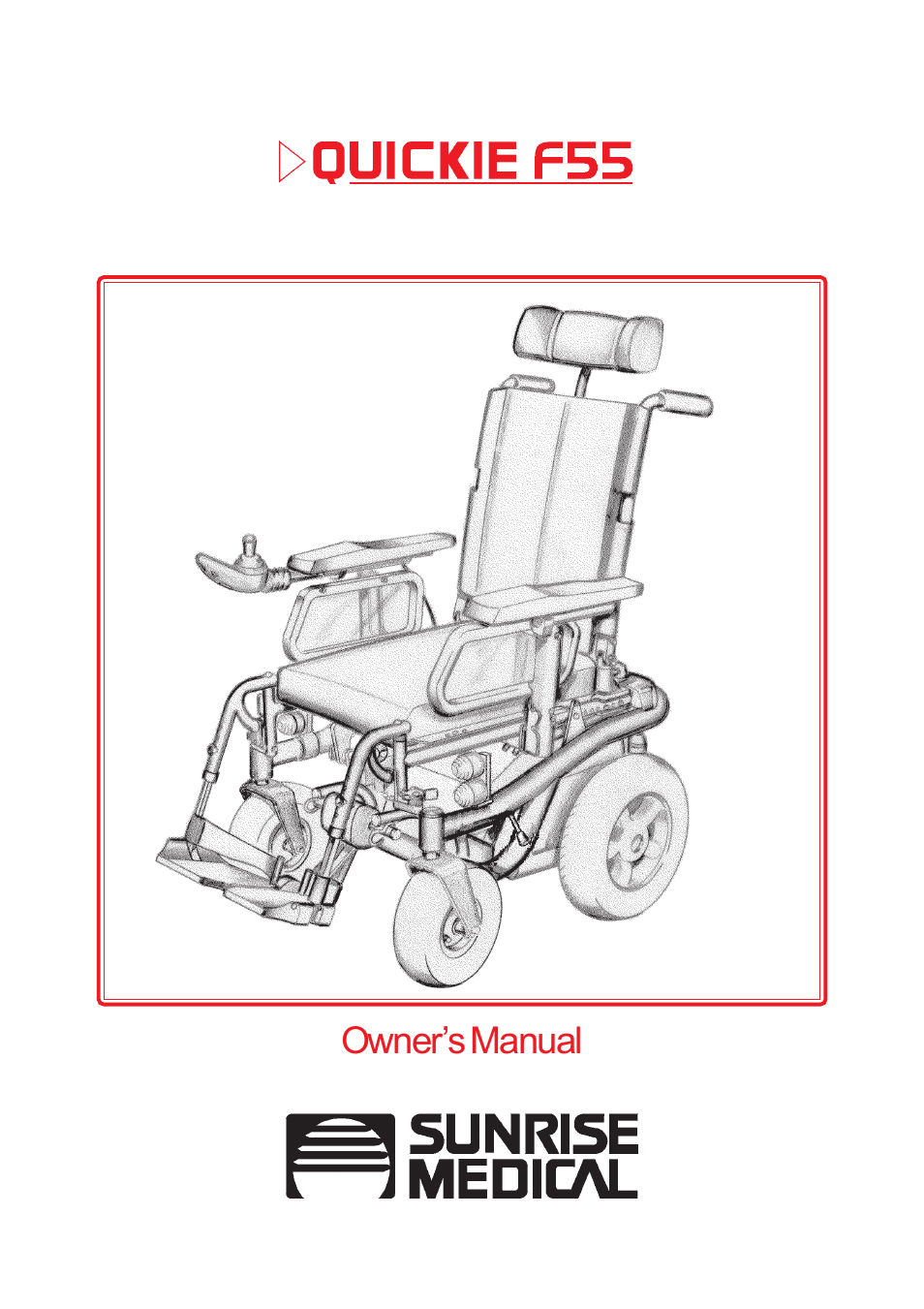 Sunrise Medical QUICKIE F55 User Manual | 77 pages