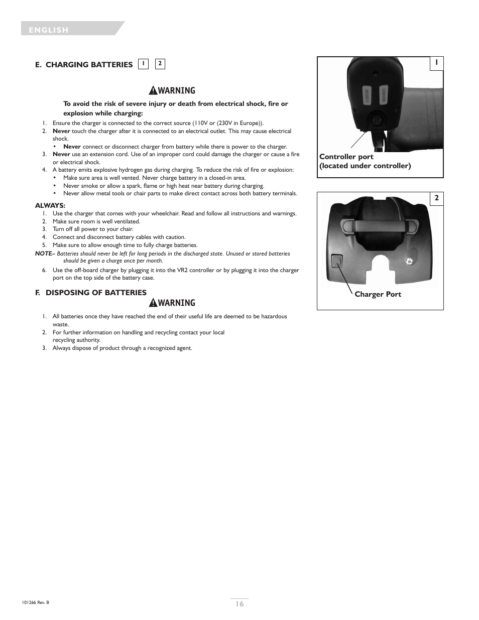 Sunrise Medical Sterling User Manual | Page 16 / 56