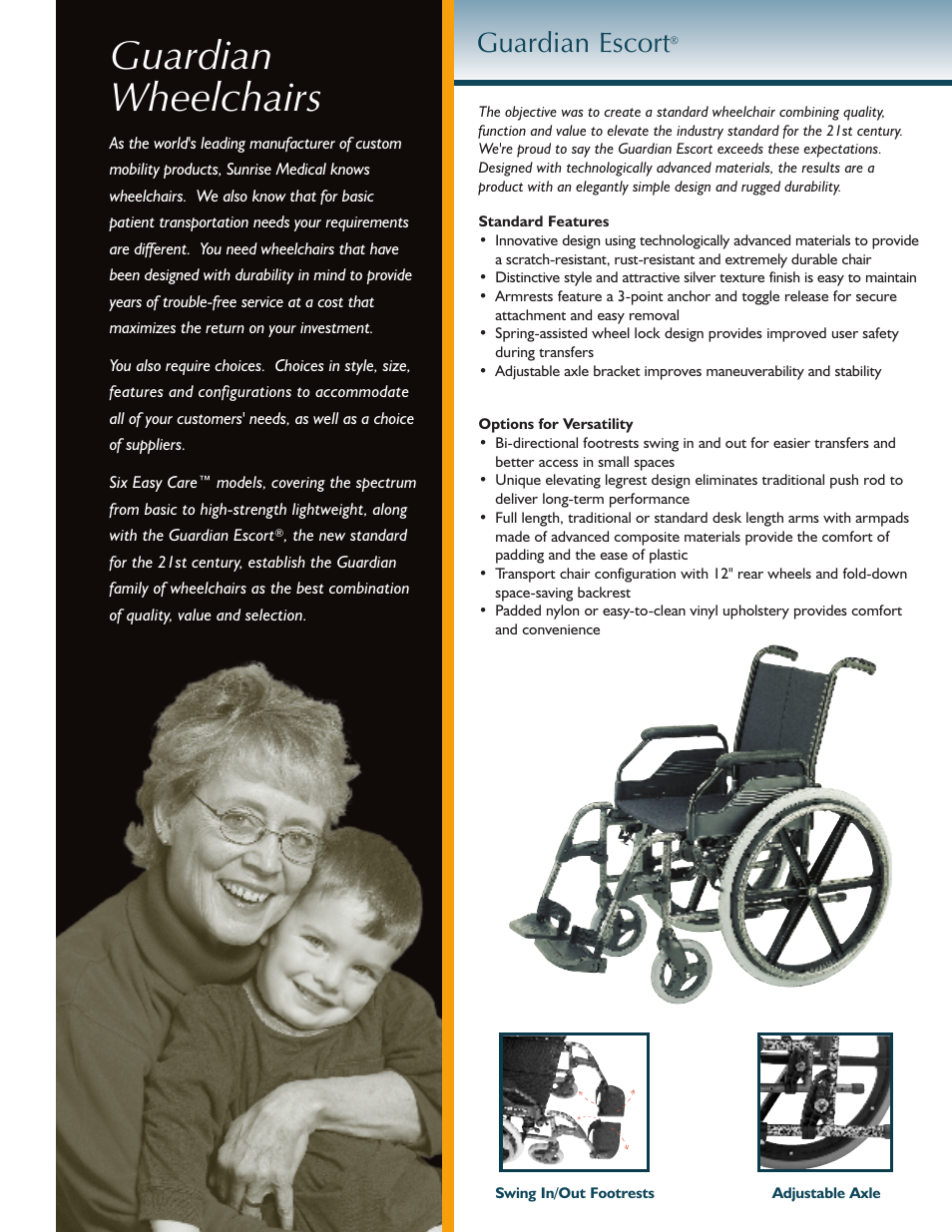 Sunrise Medical Wheelerchair User Manual | 6 pages