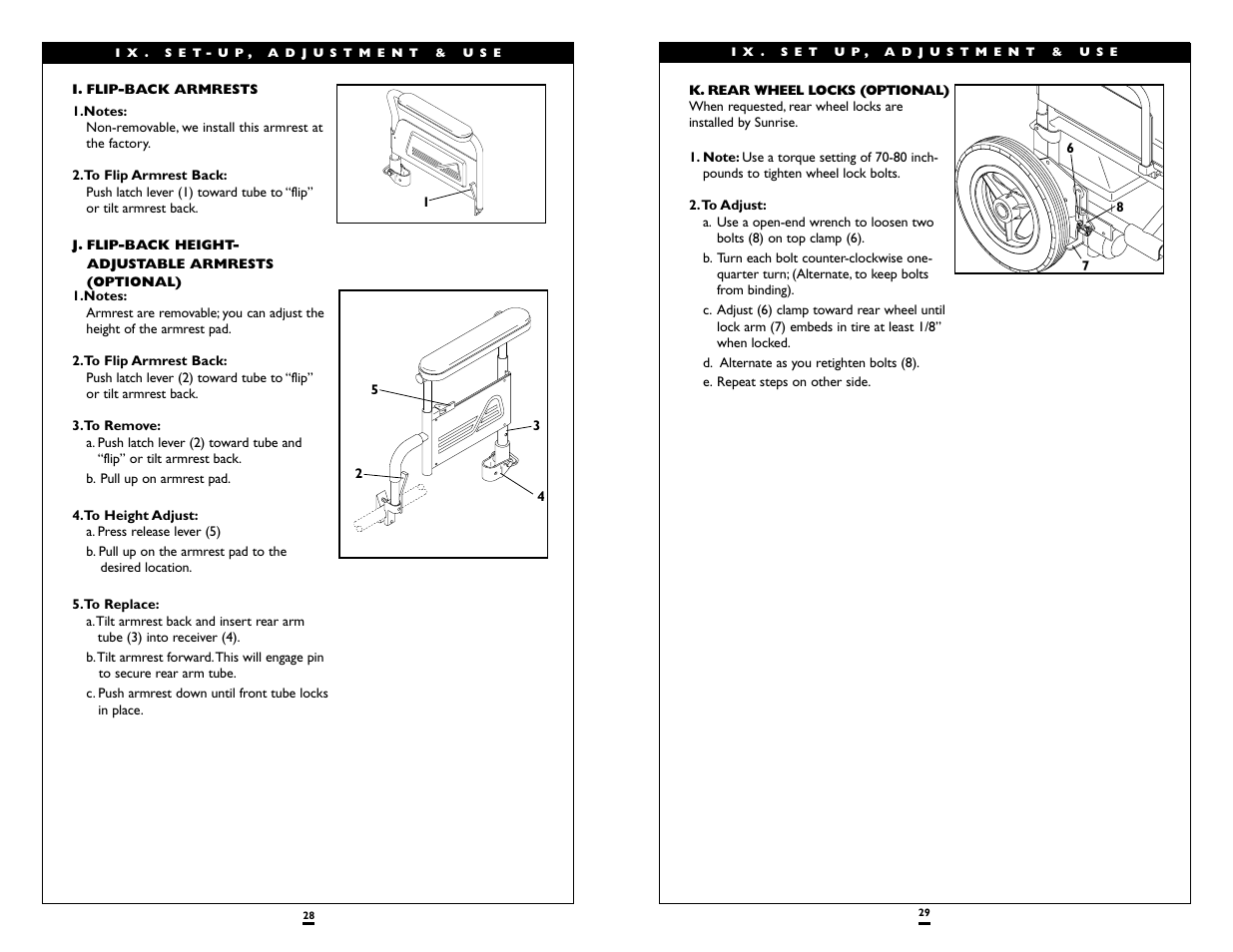 Sunrise Medical Wheelchair Quickie P120 User Manual | Page 15 / 23