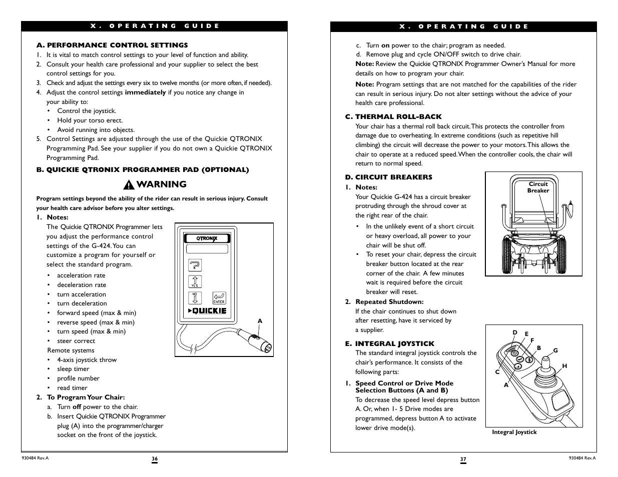 Sunrise Medical QUICKIE G-424 User Manual | Page 19 / 27