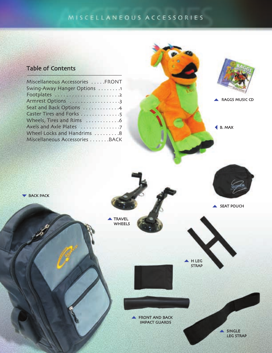 Tta ab blle e o off c co on ntte en nttss | Sunrise Medical nonee User Manual | Page 2 / 12