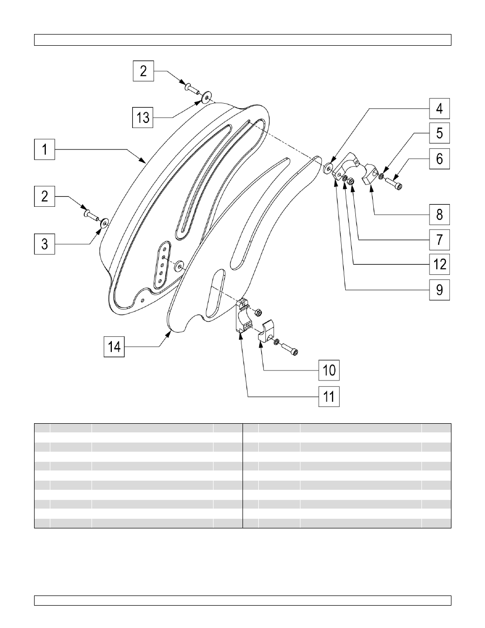 Side guard alum - seat rail mount | Sunrise Medical Swing-Away and Fixed Front GTX User Manual | Page 104 / 115