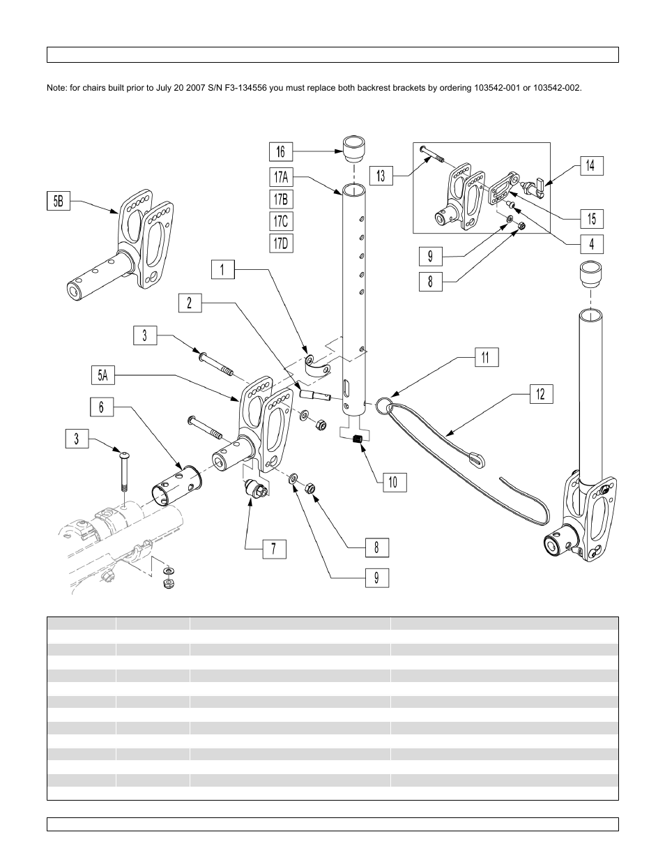 Folding backrest hardware | Sunrise Medical Swing-Away and Fixed Front GTX User Manual | Page 39 / 115