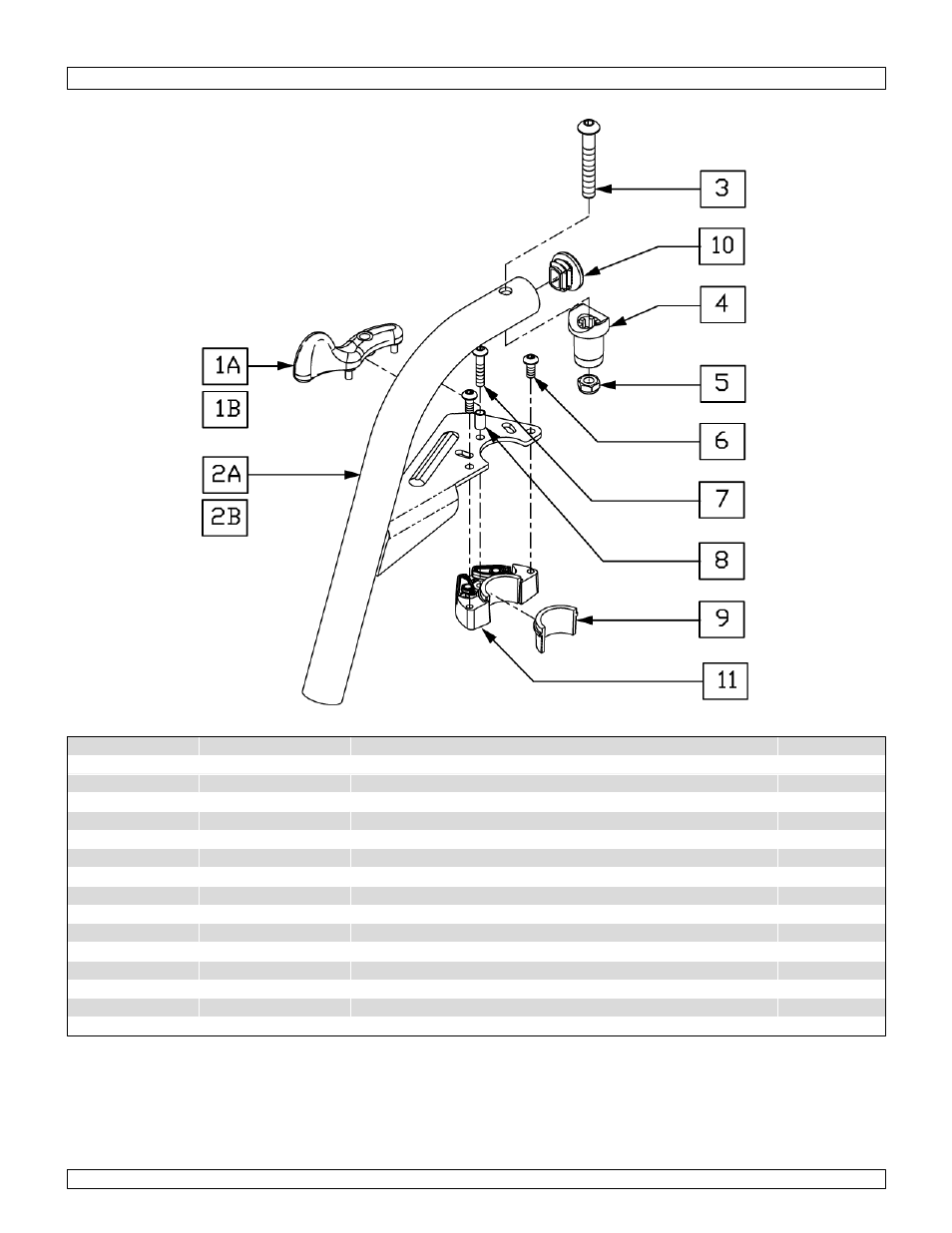 70 deg hanger - swing in-out | Sunrise Medical Swing-Away and Fixed Front GTX User Manual | Page 54 / 115