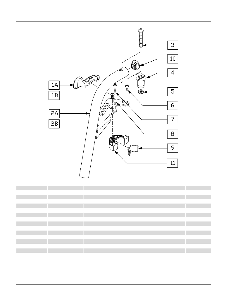 70 deg 'v' hanger - swing in-out | Sunrise Medical Swing-Away and Fixed Front GTX User Manual | Page 55 / 115
