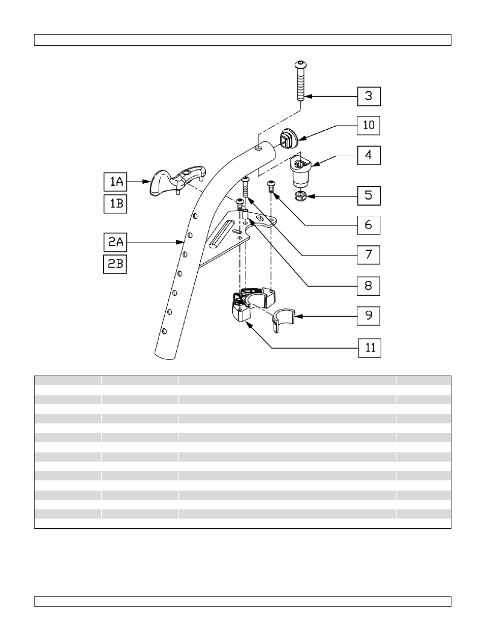 70 deg front mount hanger swing in-out | Sunrise Medical Swing-Away and Fixed Front GTX User Manual | Page 57 / 115