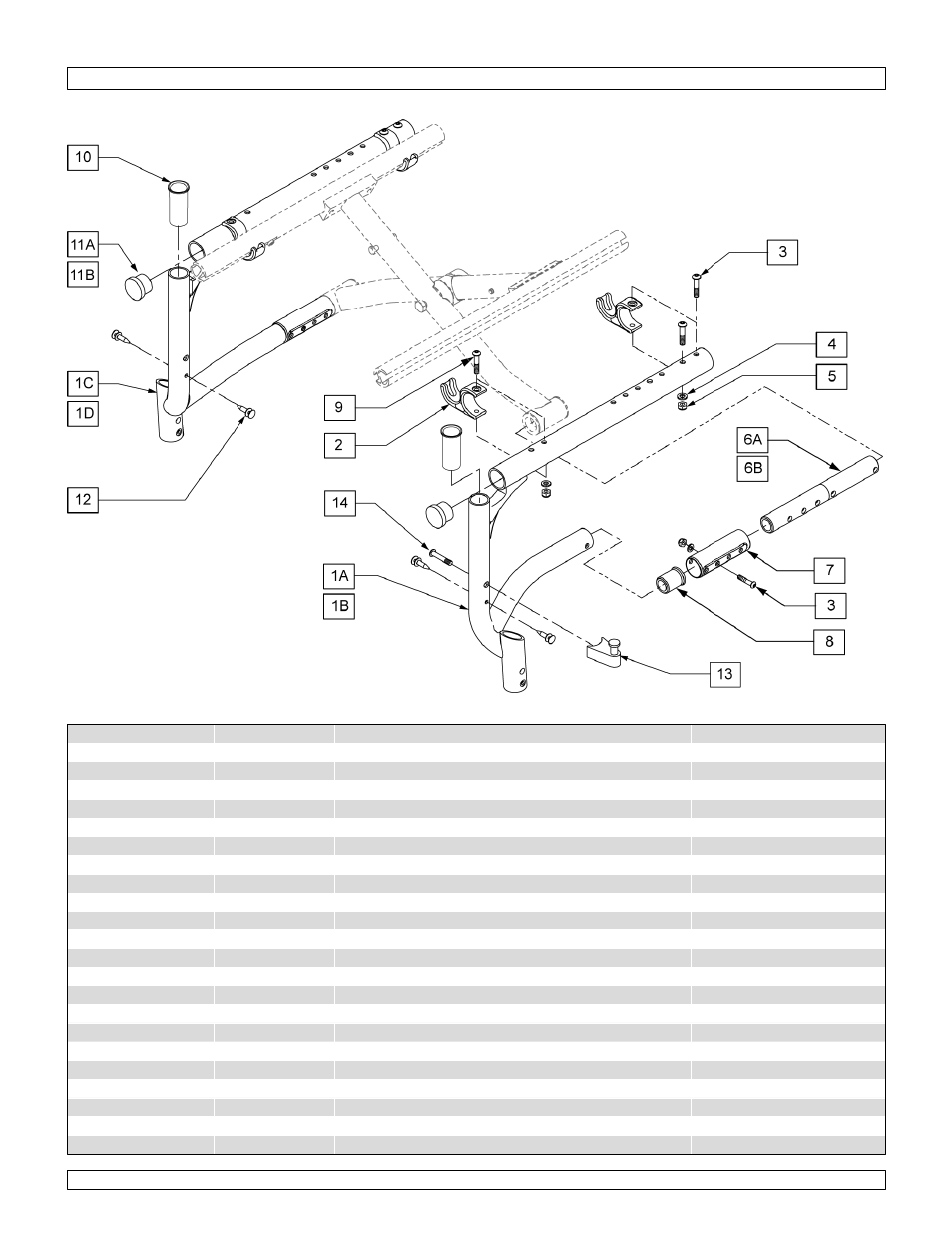 Swing away frame | Sunrise Medical Swing-Away and Fixed Front GTX User Manual | Page 6 / 115
