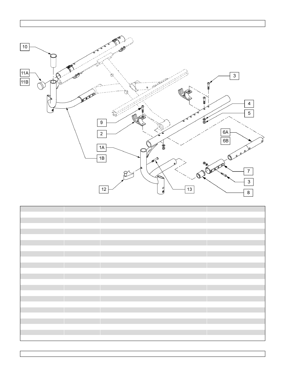 Swing away hemi frame | Sunrise Medical Swing-Away and Fixed Front GTX User Manual | Page 8 / 115