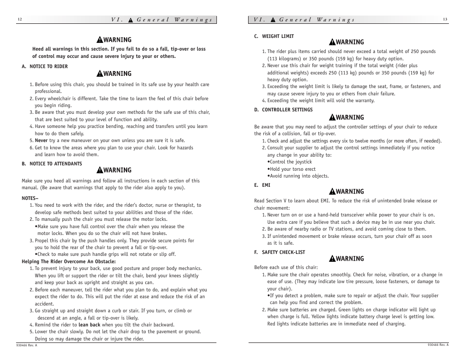 Sunrise Medical Quickie P-222 User Manual | Page 7 / 29