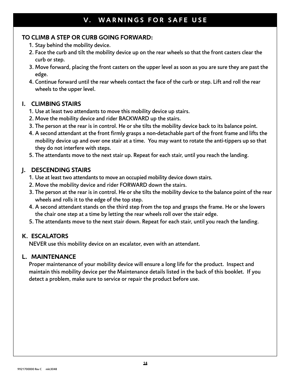 Sunrise Medical Kid Kart Xpress User Manual | Page 14 / 44