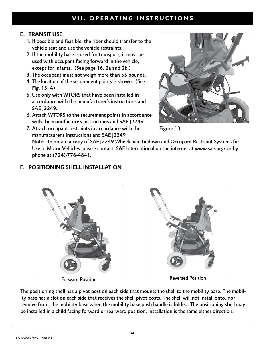 Sunrise Medical Kid Kart Xpress User Manual | Page 22 / 44