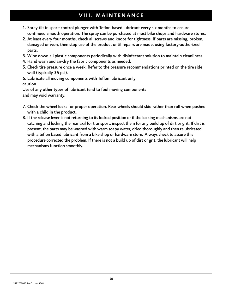 Sunrise Medical Kid Kart Xpress User Manual | Page 40 / 44