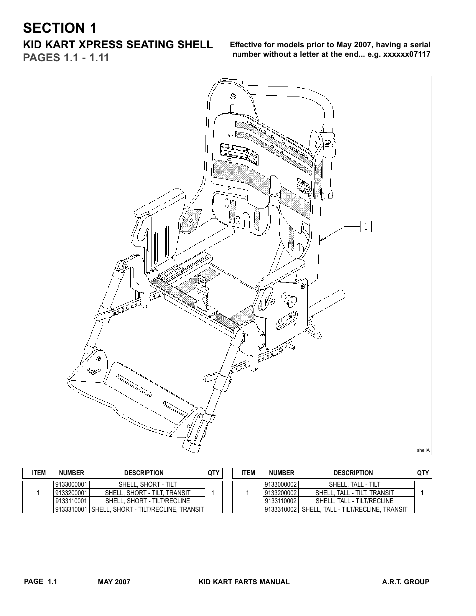 Sunrise Medical 2007 Kid Kart Stroller User Manual | Page 5 / 61