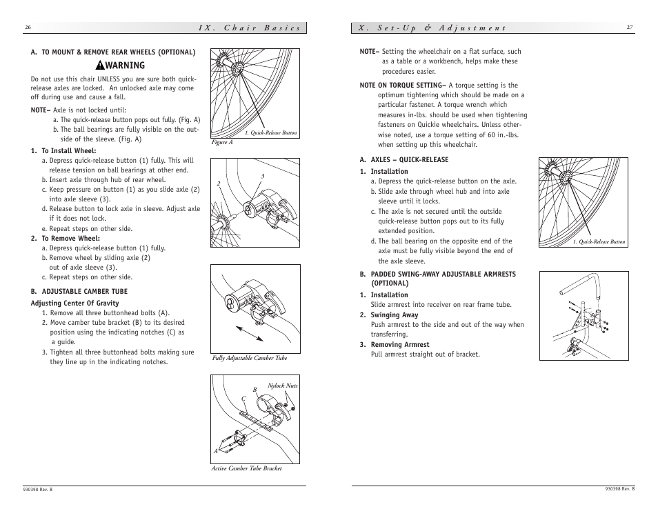 Sunrise Medical Quickie R2 User Manual | Page 14 / 21