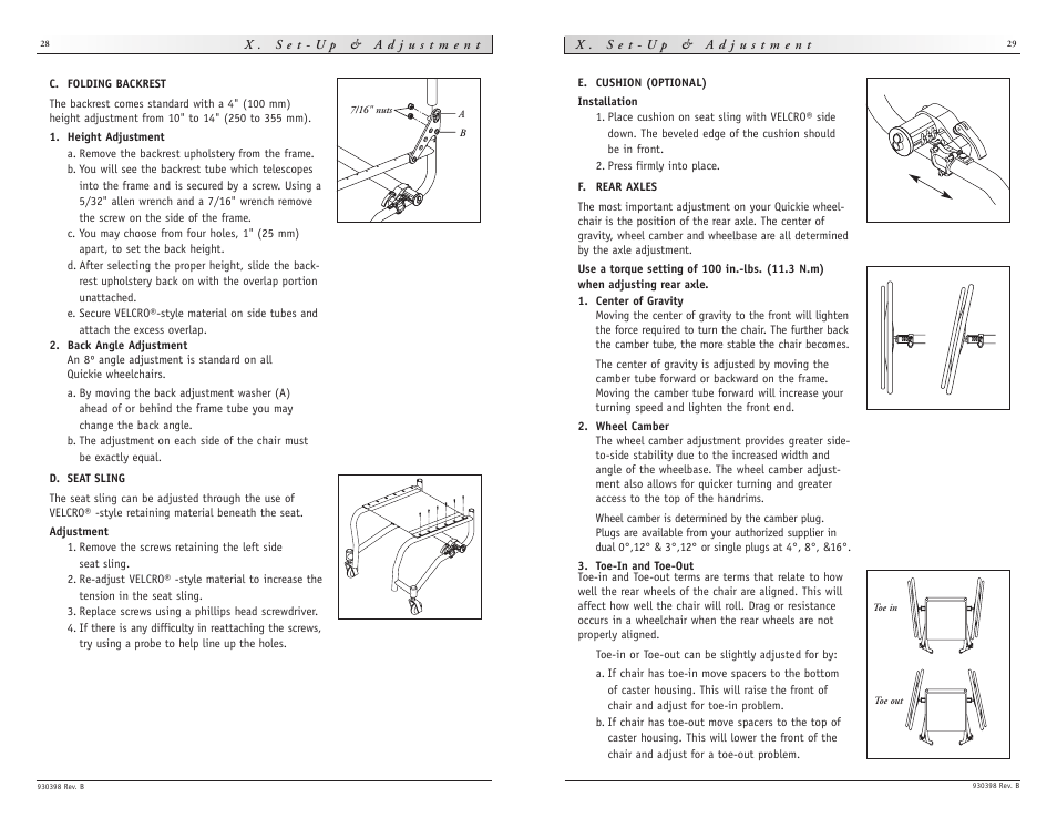 Sunrise Medical Quickie R2 User Manual | Page 15 / 21